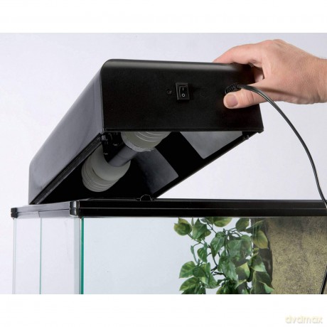 Exoterra - RAMP EXOTERRA Compact Top for 1 bulb - 30 x 15 x 9 cm