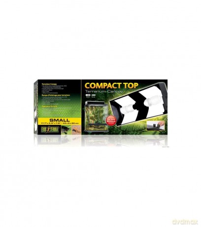 Exoterra - RAMP EXOTERRA Compact Top for 2 bulbs - 45 x 20 x 9 cm