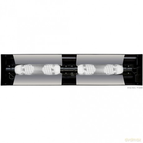 Exoterra - RAMP EXOTERRA Compact Top for 4 bulbs - 90 x 20 x 9 cm