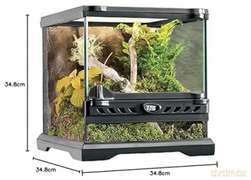 Exoterra - Terrarium Nano Wide - 20 x 20 x 20 cm