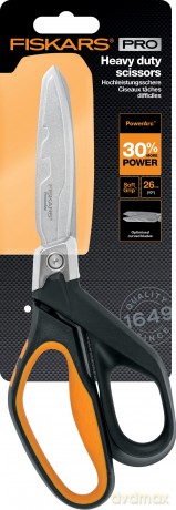 Fiskars - PowerArc Heavy Duty Scissors - 26 cm