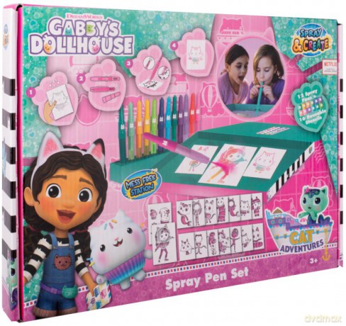Gabby's Dollhouse - Desktop Spray Pen Set (GD23368V)