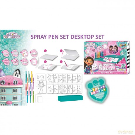 Gabby's Dollhouse - Desktop Spray Pen Set (GD23368V)