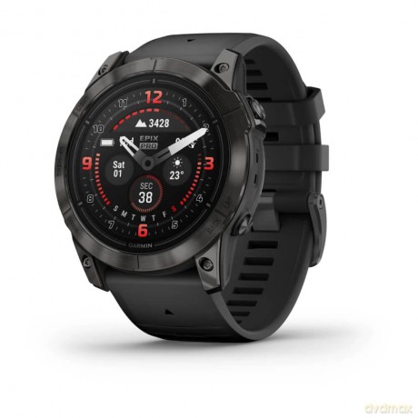 Garmin - Epix Pro (Gen 2) 51mm Sapphire Edition Carbon Gray