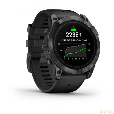 Garmin - Epix Pro (Gen 2) 51mm Sapphire Edition Carbon Gray