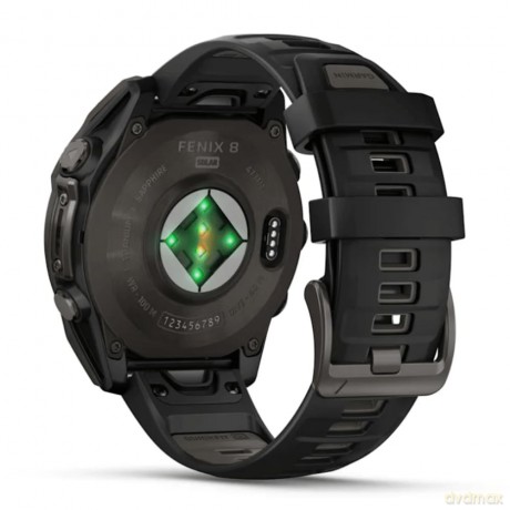 Garmin - Fenix 8 47mm Amoled Sapphire Carbon Grey