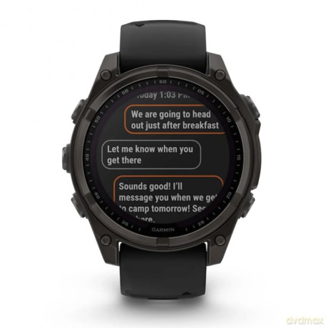 Garmin - Fenix 8 47mm Amoled Sapphire Carbon Grey
