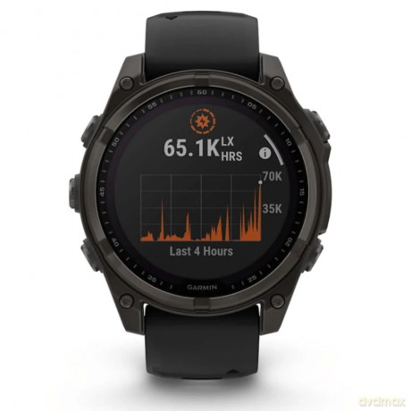 Garmin - Fenix 8 47mm Amoled Sapphire Carbon Grey
