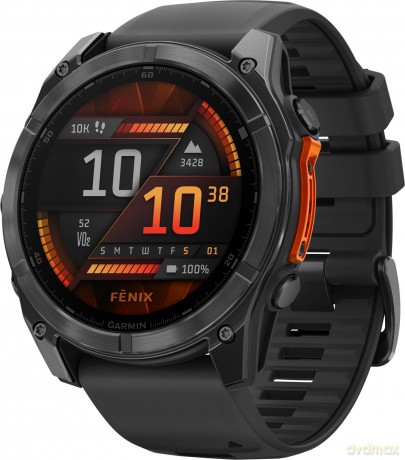 Garmin - Fenix 8 51mm Amoled Sapphire Carbon Grey