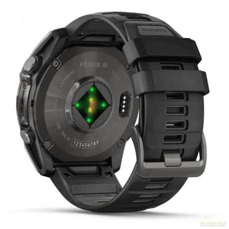 Garmin - Fenix 8 51mm Amoled Sapphire Carbon Grey