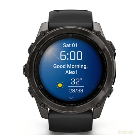 Garmin - Fenix 8 51mm Amoled Sapphire Carbon Grey