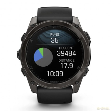 Garmin - Fenix 8 51mm Amoled Sapphire Carbon Grey