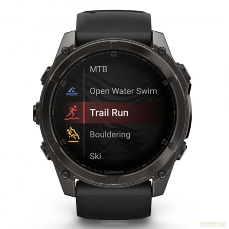 Garmin - Fenix 8 51mm Amoled Sapphire Carbon Grey