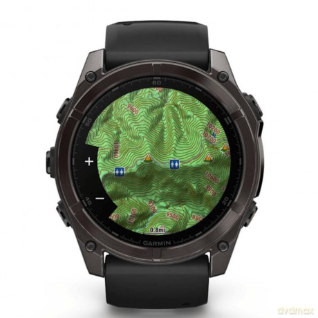 Garmin - Fenix 8 51mm Amoled Sapphire Carbon Grey
