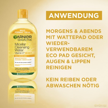 Garnier - Micellar Cleansing Water Vitamin C All-in-1 - 700 ml