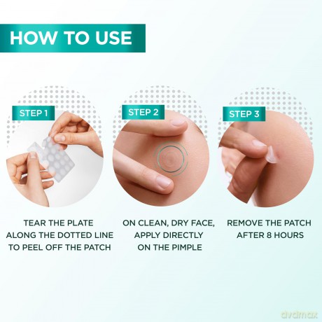 Garnier - PureActive Invisible Pimple Patch for impure skin - 22 pc - 10mm and 12mm