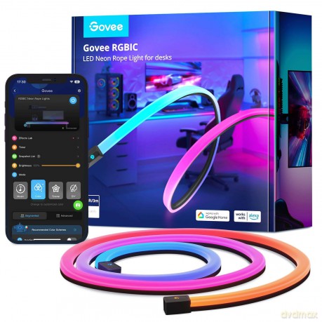 Govee - Neon Gaming Table Light (3m) - Smart RGBIC LED Strip