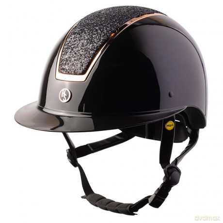 HANSBO SPORT - Riding Helmet MIPS Vision Golden Chrome - M