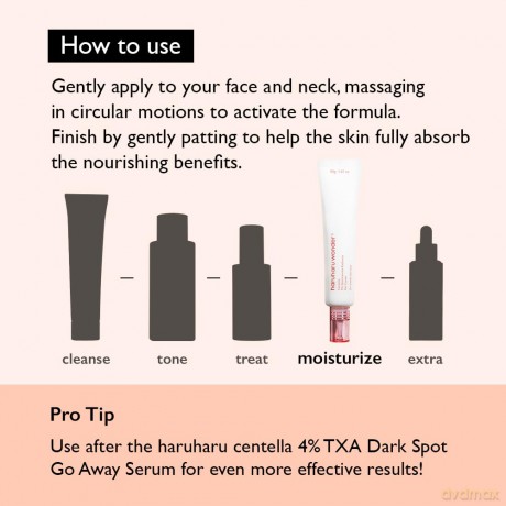 Haruharu Wonder - Centella 5% Niacinamide Radiance Gel Cream - 40 ml