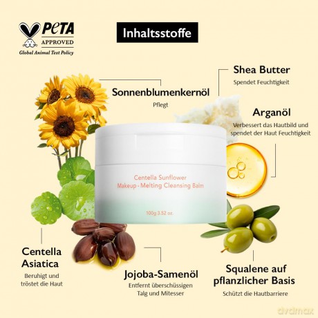 Haruharu Wonder - Centella Sunflower Makeup Melting Cleansing Balm - 100 g