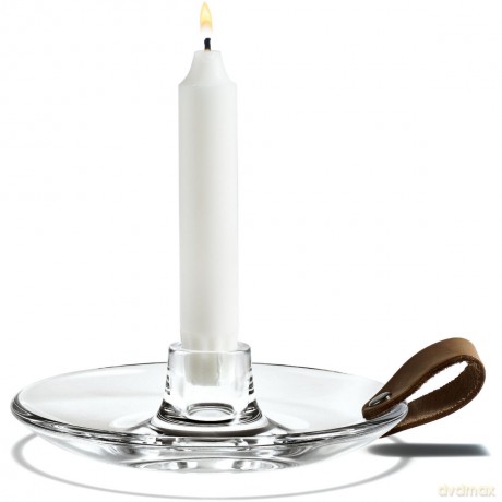 Holmegaard - DWL Candle Holder - 16 cm - Clear