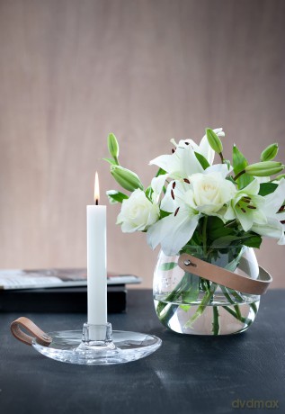 Holmegaard - DWL Candle Holder - 16 cm - Clear