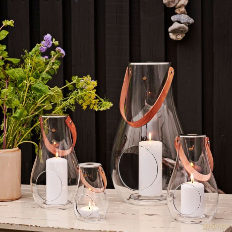 Holmegaard - DWL Lantern - 24.8 cm - Clear