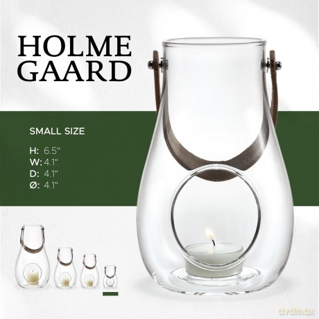 Holmegaard - DWL Lantern 16 cm - Clear