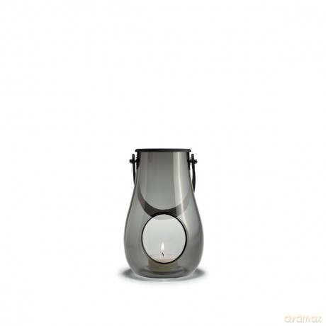 Holmegaard - DWL Lantern 16 cm - Smoked Glass