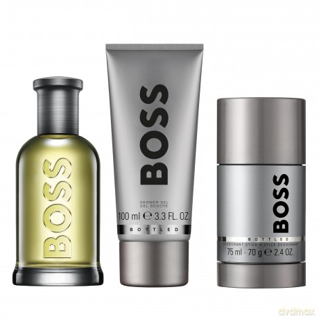 Hugo Boss - Bottled EDT 100 ml + Showergel 75 ml + Deo Stick - Giftset