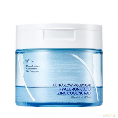 Isntree - Ultra-Low Molecular Hyaluronic Acid Cooling Pad - 150 ml