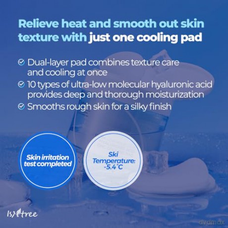 Isntree - Ultra-Low Molecular Hyaluronic Acid Cooling Pad - 150 ml
