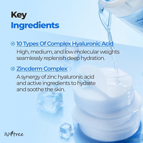 Isntree - Ultra-Low Molecular Hyaluronic Acid Cooling Pad - 150 ml