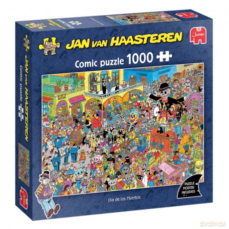 Jan Van Haasteren - Dia De Los Muertos (1000 pieces) [PUZZLE]
