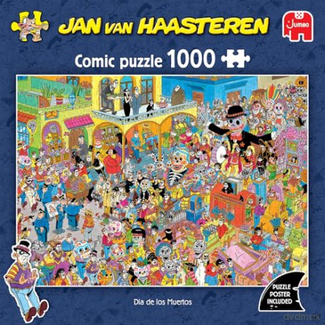 Jan Van Haasteren - Dia De Los Muertos (1000 pieces) [PUZZLE]