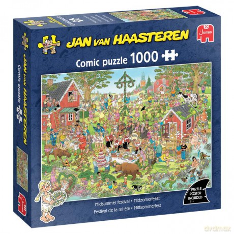 Jan Van Haasteren - Midsummerfestival (1000 pieces) (JUM100617) [PUZZLE]