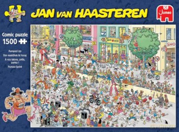 Jan Van Haasteren - Pumped Up (1500 pieces) (1110100529) [PUZZLE]