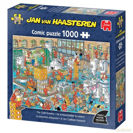 Jan Van Haasteren - The Craft Brewery (1000 pieces) [PUZZLE]