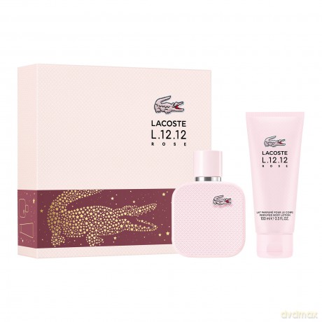 Lacoste - L.12.12 Rose Set - 50 ml EDP + 100 ml BL