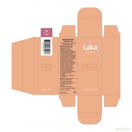 Laka - Jelling Nude Gloss - #302 Grape Ring