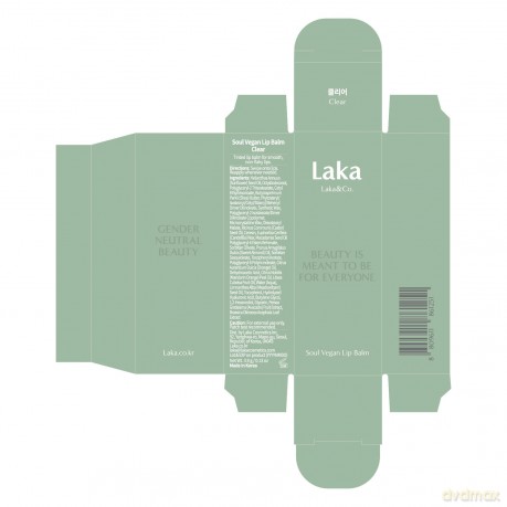 Laka - Soul Vegan Lip Balm - #Clear