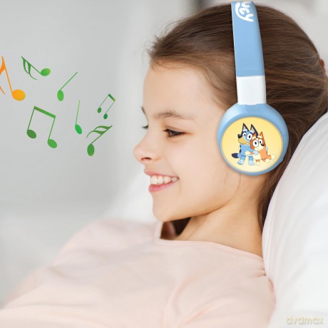 Lexibook - 2 in 1 Bluetooth Headphones - Bluey