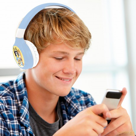 Lexibook - 2 in 1 Bluetooth Headphones - Bluey