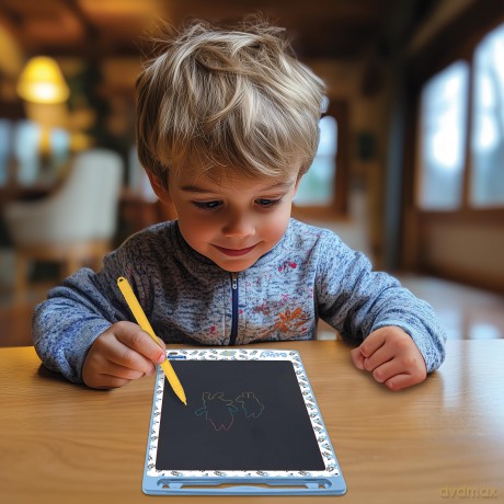 Lexibook - Bluey 11'' multicolor learning drawing E-ink tablet with stencils (CRT10BY)