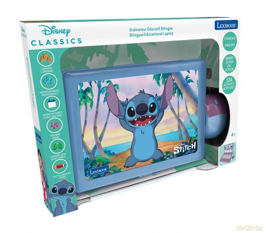 Lexibook - Disney Stitch - Educational Laptop (ENG) (JC598Di1)