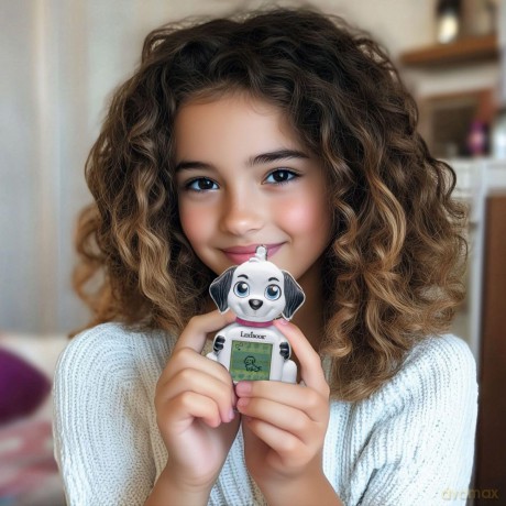 Lexibook - My Best-E Puppy console with LCD screen and keychain attachment (My Best-E Puppy console with LCD screen and keychain attachment (JLMBDOG)