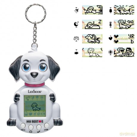 Lexibook - My Best-E Puppy console with LCD screen and keychain attachment (My Best-E Puppy console with LCD screen and keychain attachment (JLMBDOG)