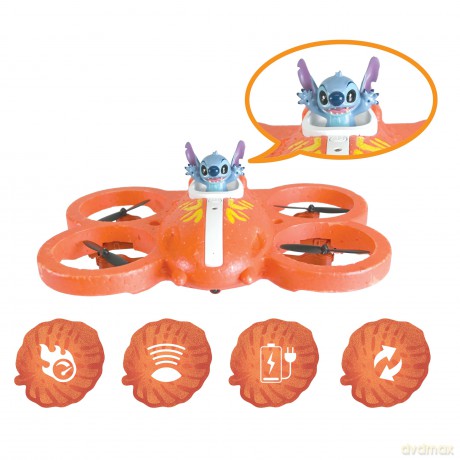 Lexibook - Stitch Flying RC - Stitch's Spaceship (UFO1D)