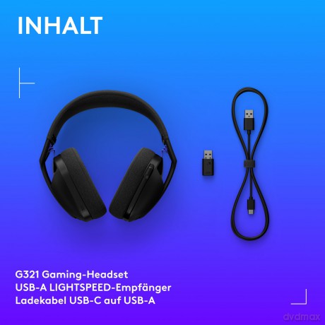 Logitech - G321 Lightspeed Headset