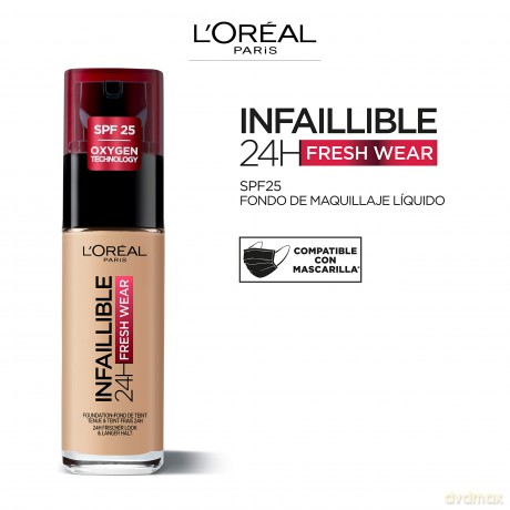 L'Oral Paris - Infaillible 32H Fresh Wear 355 Neutral Undertone foundation - 30 ml